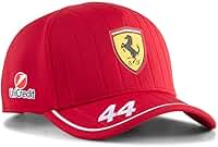 Boné de beisebol masculino Scuderia Ferrari réplica Hamilton casual - vermelho
