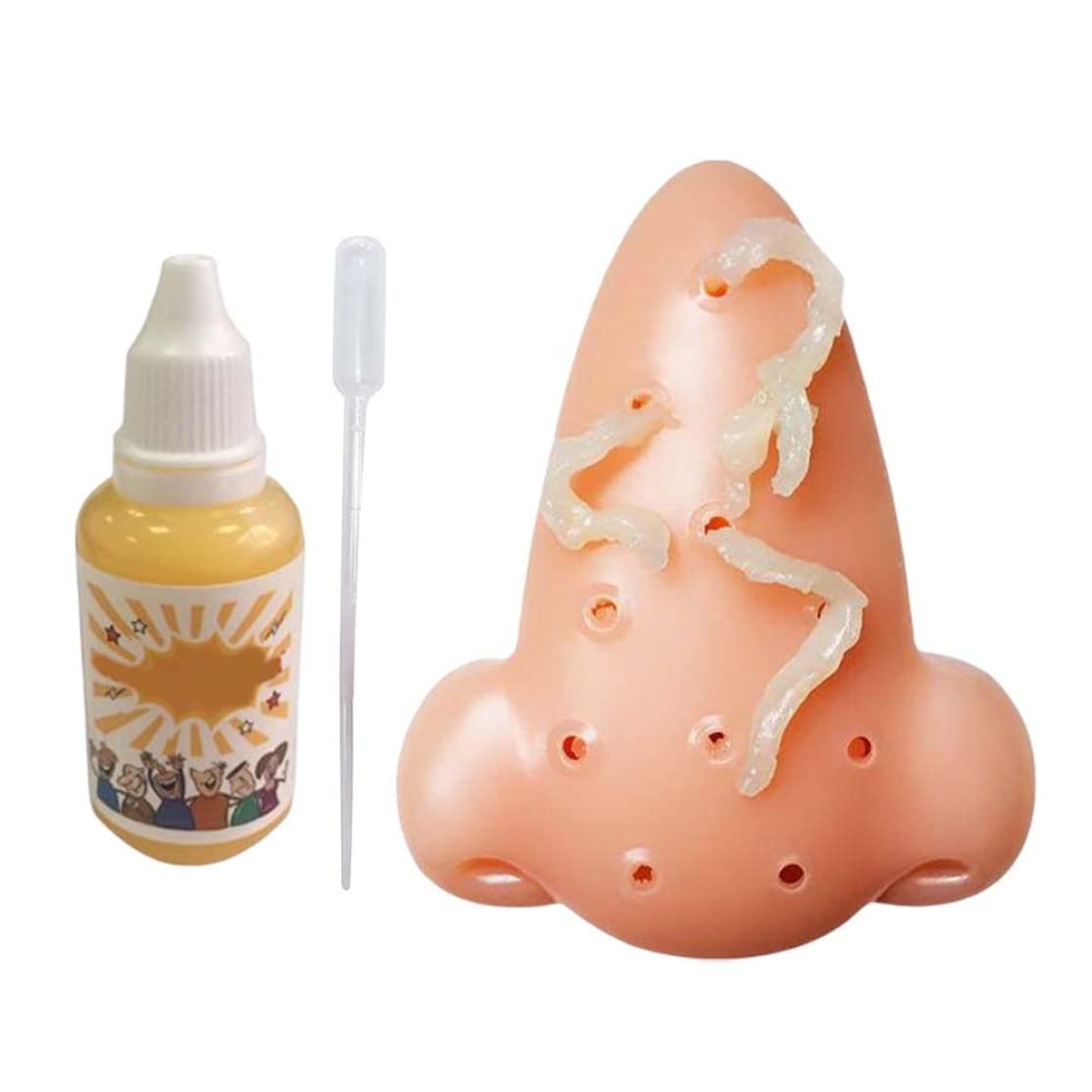 Pimple Toy - Squeeze Acne Toys Nose Pimple Popping, Stress Relief Toy with Solution