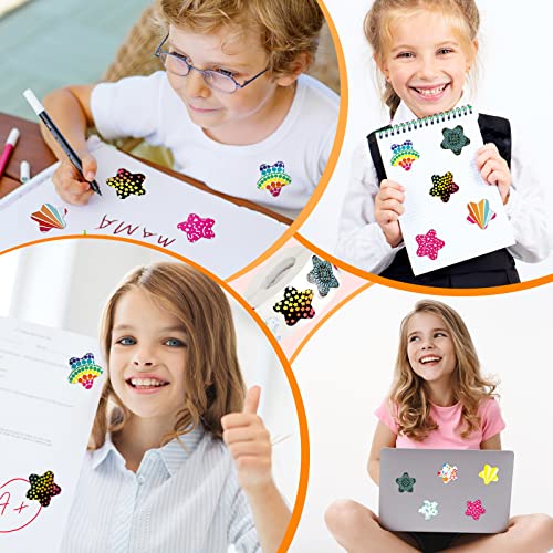 Junkin JUNKIN-STICKERS COLORFUL-22 1000 Pcs Stars Stickers thumb #4