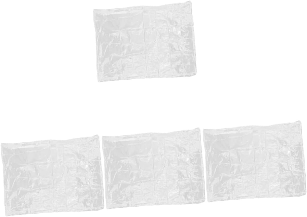 SOLUSTRE 4pcs Thick Quilted Mattress Protector Full Mattress Cover Waterproof Zipper Bag