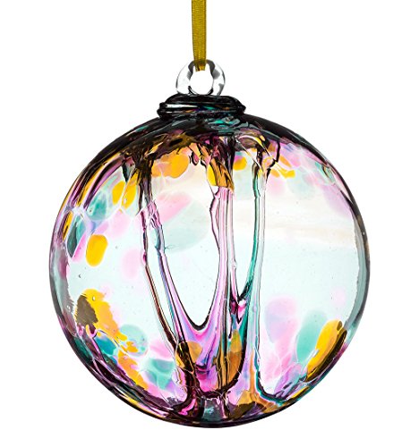 Attraction Orb - Peace Glass Ornament - Handcrafted Keepsake for Tranquility & Serenity, Unique Gift for Calmness & Positive Energy
