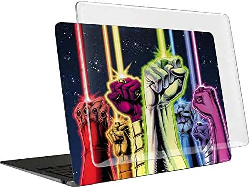 Skinit Case + Skin Compatible with MacBook Air 13in (2020) - Officially Licensed Warner Bros Green Lantern Fists in The Air Design