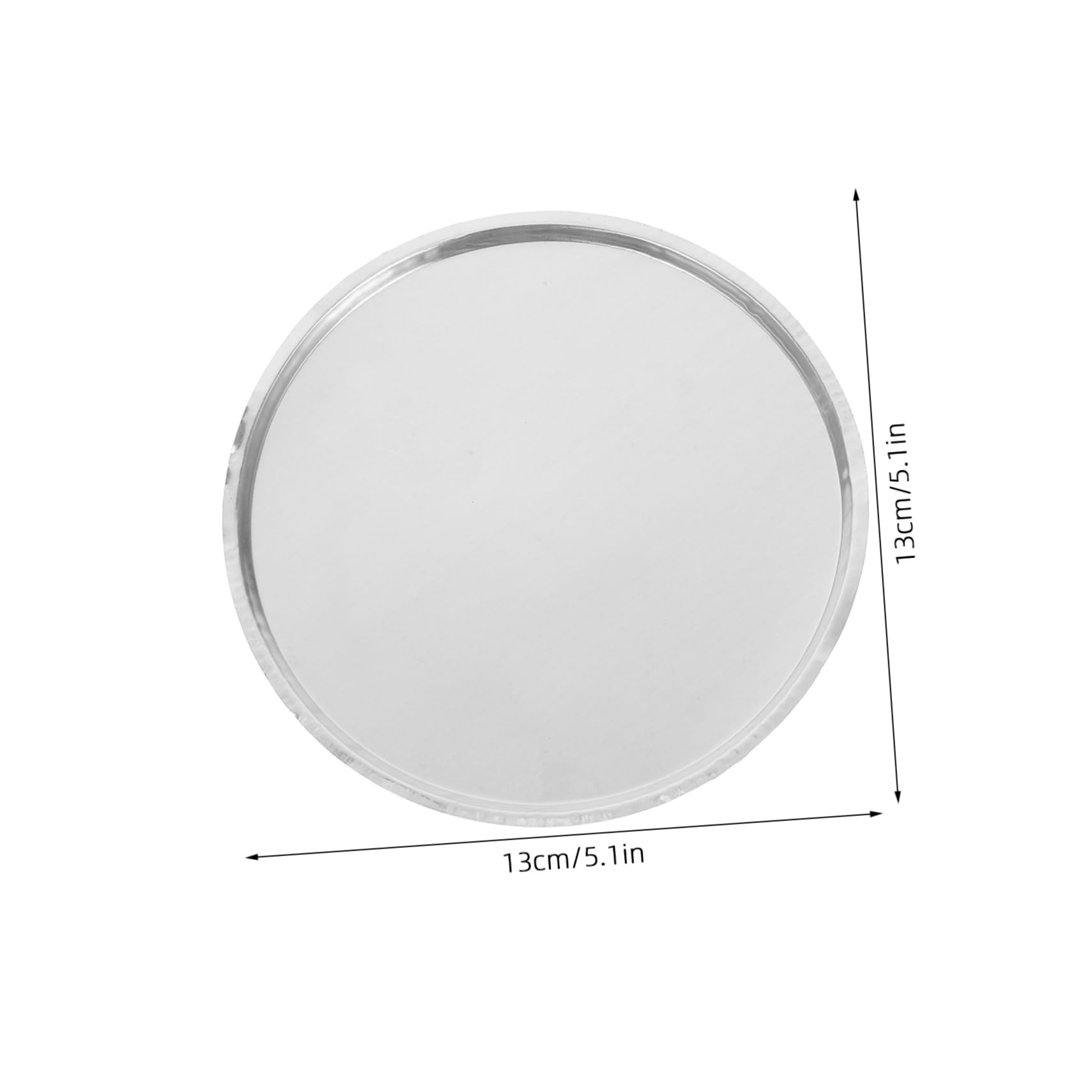 Veemoon Small Weighing Dishes 10pcs Aluminum Lab Trays Precision Weighing Plates