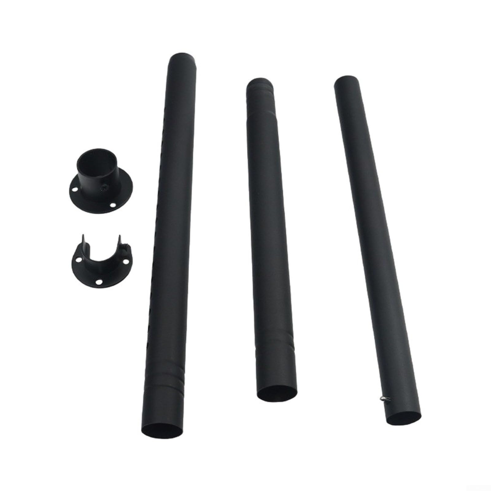 Tringle à rideaux télescopique en fer noir pour portes coulissantes en verre, compatible avec rideaux occultants épais, idéale pour le salon, la cuisine, les espaces à manger (251,5 cm)