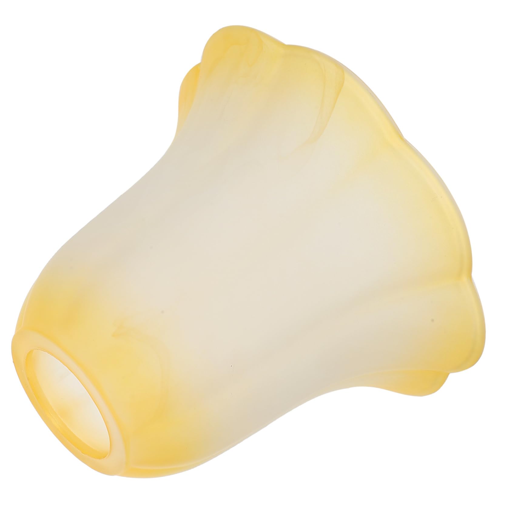 VOSAREA Bell Shaped Glass Lamp Shade Accessory Replacement Decorative Light Cover for Ceiling Lights Simple Delicate Design for Bedroom or Hotel Lighting