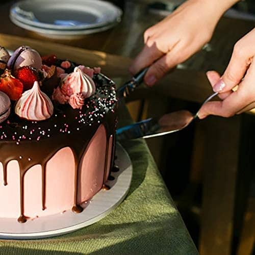 BESCH Pala e coltello per torta set di 2 pezzi in acciaio inox (pala e coltello da torta) - immagine 5