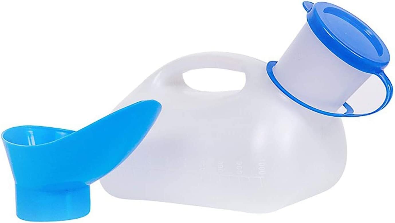 Male Urinal ，Portable Potty Pee Portable urinals for Men,Urine Bottle, 2000ML Male Urinal Portable Mens Potty Pee Bottle Collector Travel Toilet