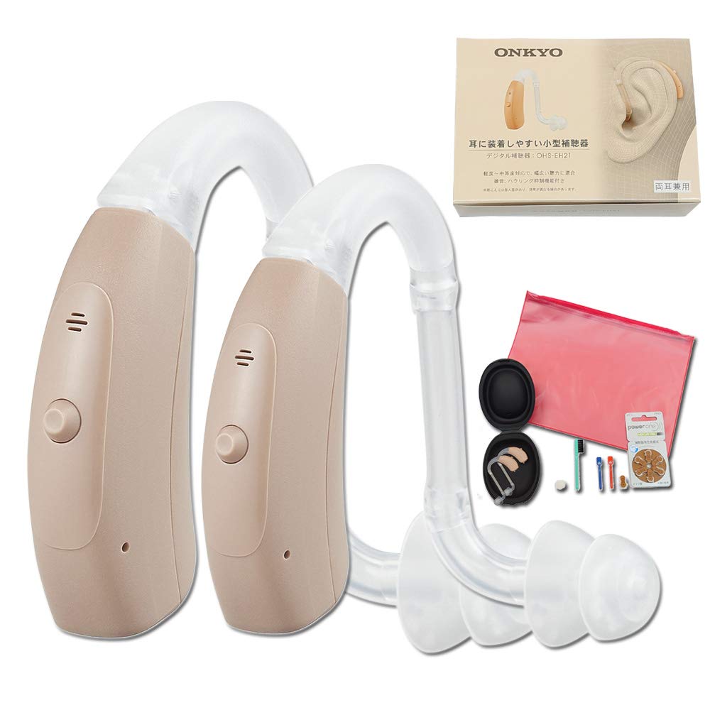 ONKYO オンキョー耳かけ式デジタル補聴 器 OHS-EH21 左右兼用片耳用 Amazon.co.jp: ONKYO オンキョー 耳かけ式デジタル補聴器 OHS-EH21 両