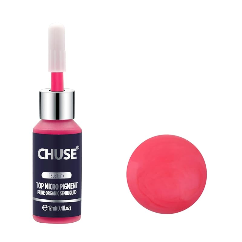 CHUSE Pigmento para maquiagem permanente dos lábios T305 Pink, 12 mL