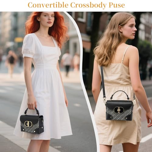 Image of Women's Recycled Leather Top Handle Tote Crossbody Work Bag
