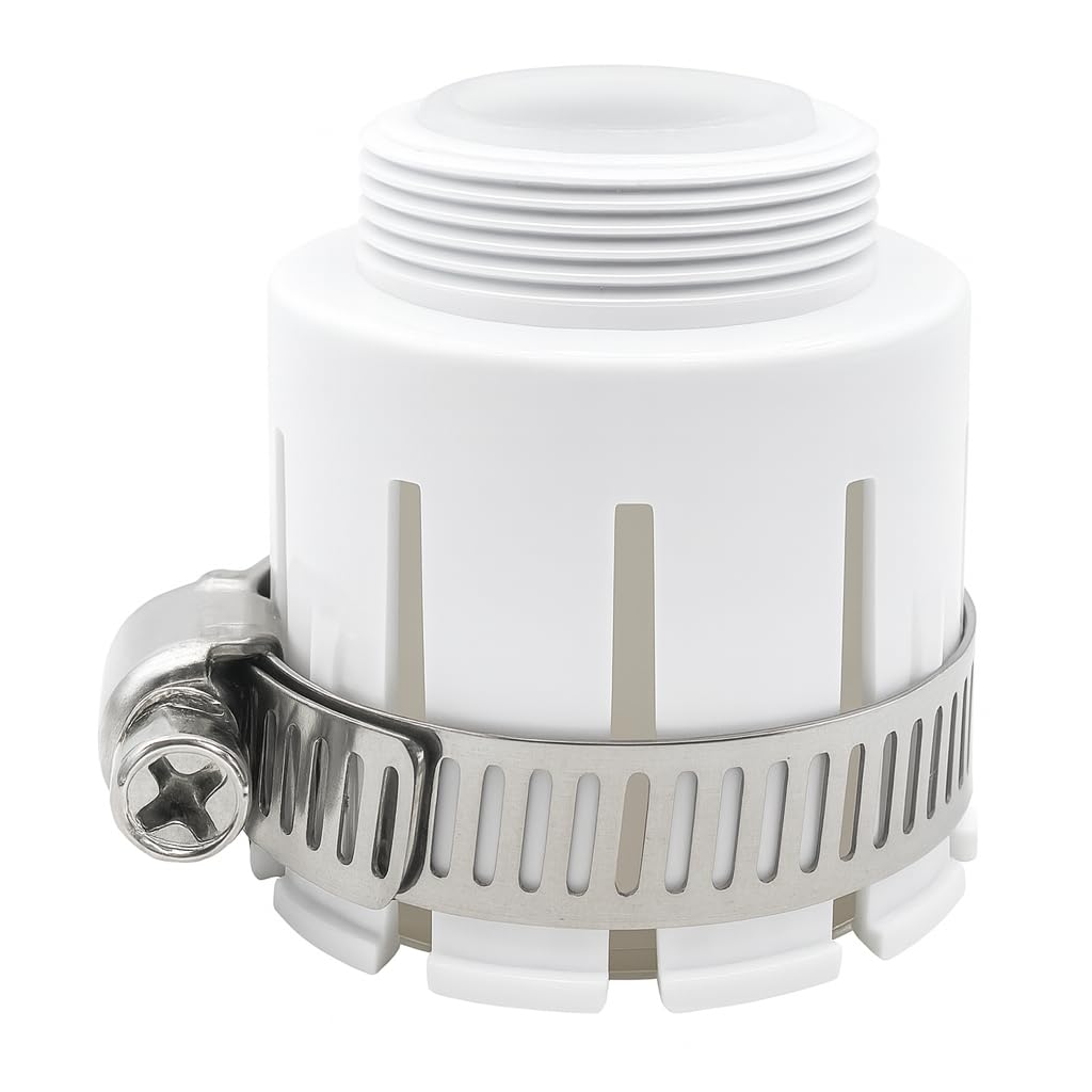 Rompigetto Doccia Schiuma ID-665BL - Adattatore Universale, Doppia Funzione Getto Aerato E Doccetta, Bianco/Cromo - Foto 11