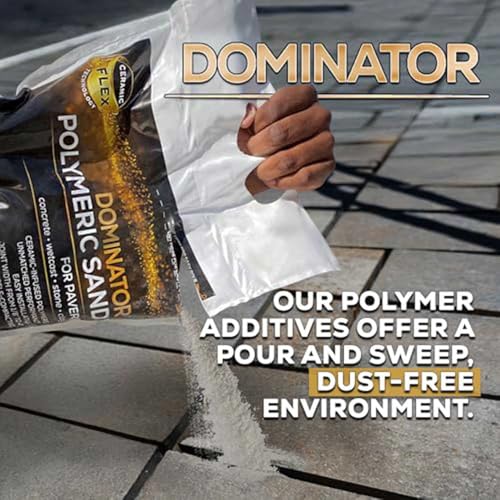 image for DOMINATOR Polymeric Sand for Pavers, Titanium Gray, 40 lbs - Revolutio