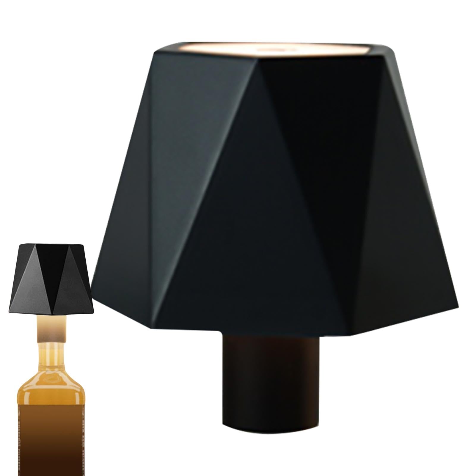 Huasean LED Wine Bottle Lamp RGB/3 Colors Dimmable Wine Bottle Light Touch Control Wireless Bottle Lamp Cordless Decorative Wine Bottle Night Light for Bar Restaurant Room
