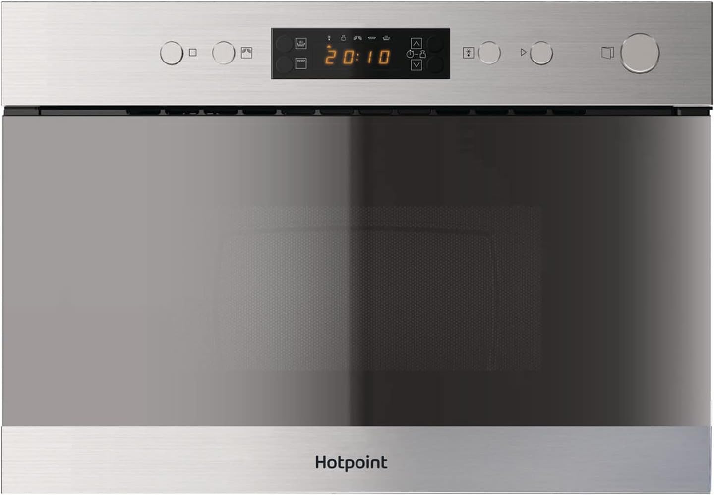 Hotpoint 22L 750W Built-in Microwave with Grill - Stainless Steel