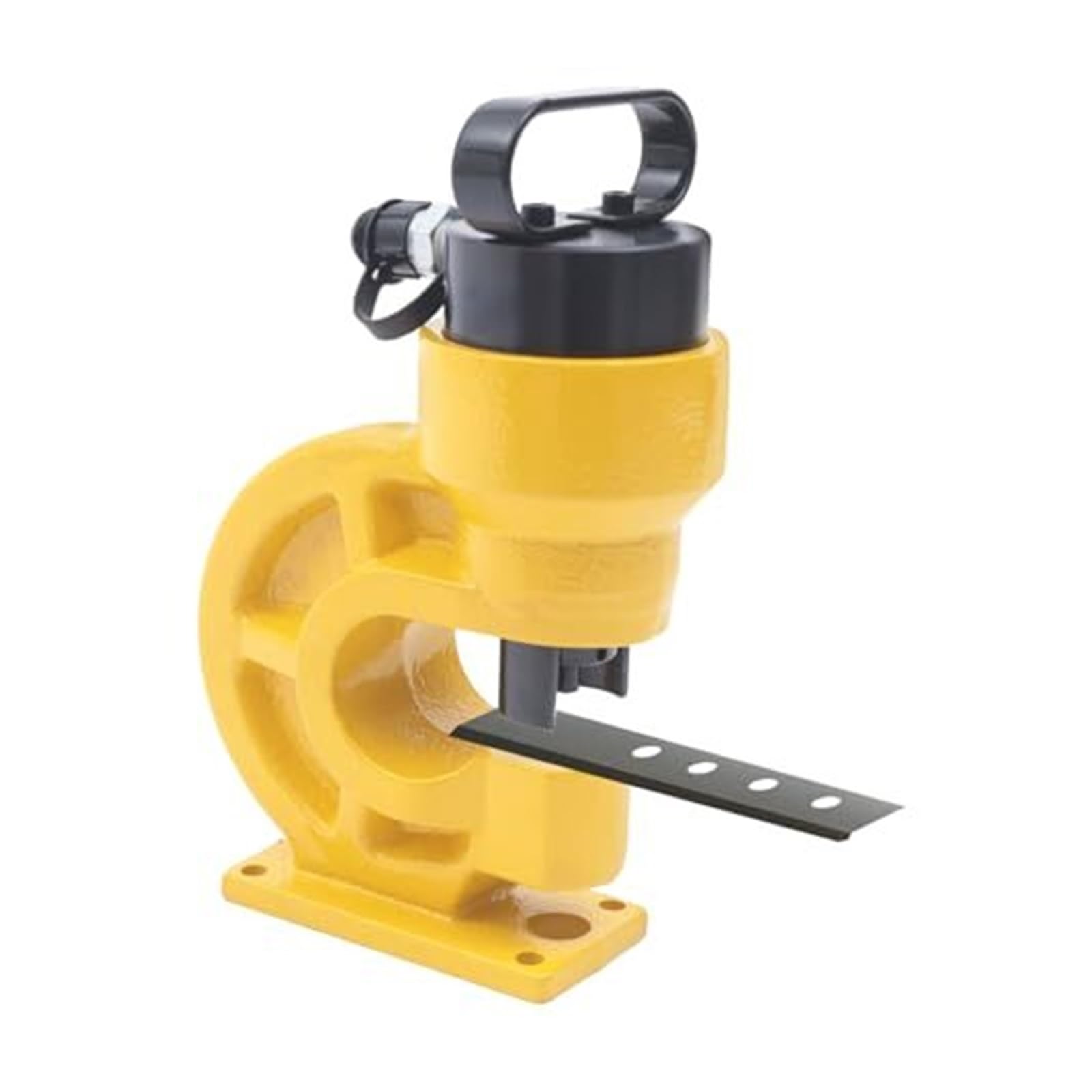 Punzonatrice idraulica da 31 tonnellate con set di matrici e piastra di imbottitura, punzonatrice manuale in acciaio for lamiere, industria energetica,