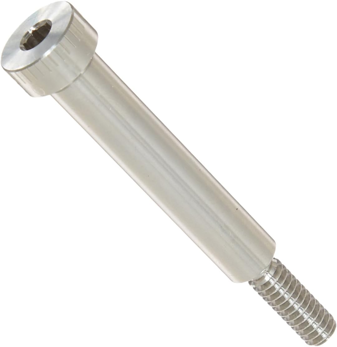 316 Stainless Steel Shoulder Screw, Plain Finish, Socket Head Cap, Hex Socket Drive, Standard Tolerance, Meets ASME B18.3, 3/8" Shoulder Diameter, 1-7/8" Shoulder Length, Partially Threaded, 1/4"-20 Threads, 3/4" Thread Length, Made in US, (Pack of 1)
