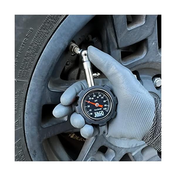 JACO Deluxe Tire Pressure Gauge TireGrades