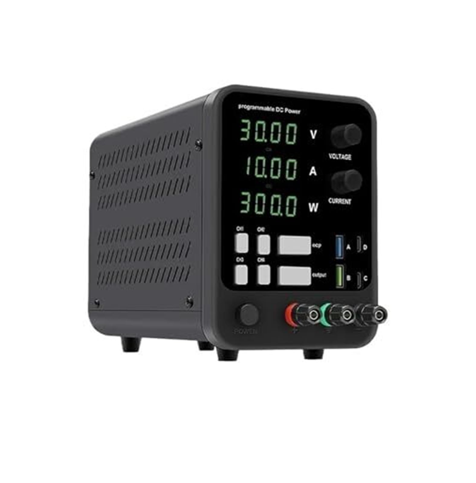 Alimentación de laboratorio, estabilizador de tensión regulada CC ajustable para anodización, laboratorios escolares (0 60 V, 5 A, 300 W)(0-60V5A-300W)