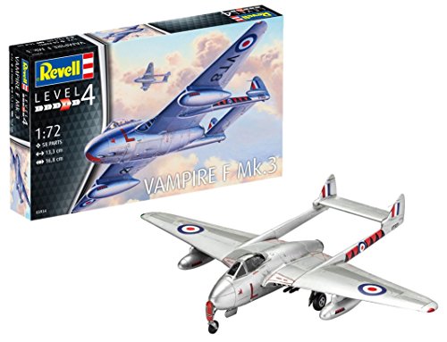 Maquette Revell 03934 avion miniature de collection Vampire F Mk.3 1/72