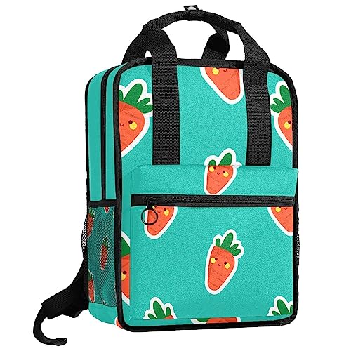 Sac à dos carotte pour garçons multicolore 35cm avec bretelles réglables