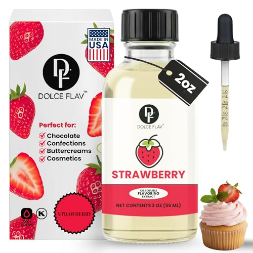 Image of Dolce Flav Strawberry Extract - 2 Ounce Oil