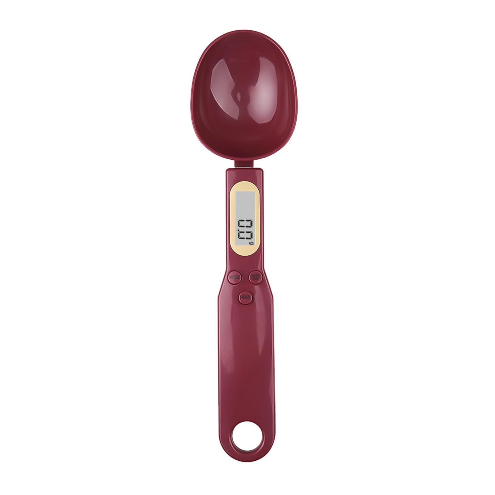 Digital Scales, Weight Measuring Spoon Portable LCD Digital Kitchen Scale Electronic Food Measuring Spoon Scale(Purple)