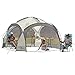 Produktbild Garden Gear Clifford James Outdoor Event Kuppelzelt, UV Schutz Partyzelt mit Seitenteilen für Strand, Festivals & Camping (Silber)