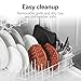 Hamilton Beach Belgian Waffle Maker with Removable PFAS-Free Durathon Nonstick Coated Plates, Easy Flip, Ceramic Grids, Black (26031)