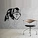Adesivo da parete Adesivo da parete in vinile 58X46Cm Ragazza Teen Animal Wolf Adesivo Murale Compleanno Bagno Romance