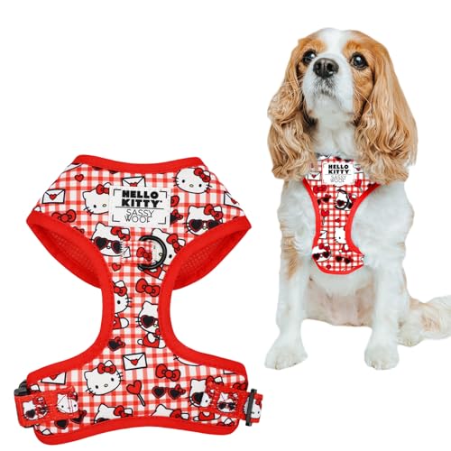 Sassy Woof Dog ���߉\�n�[�l�X - Hello Kitty Red Classic - S�A�ʋC�����b�V���A2��D�����O�t���v���Ȃ��f�U�C���A�����擾�ς݃f�U�C���A���^���ɍœK