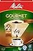 Price comparison product image Melitta, 80 Coffee Filters, Size 1x4, for Filter Coffee Maker, Intense Gourmet, Brown