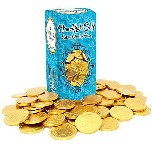 image for The Dreidel Company Hanukkah Chocolate Gelt - Nut-Free - Belgian Milk 