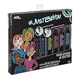 Alex Spa Justbeyou Hair Chalk & Glitter Set Girls Fashion Activity