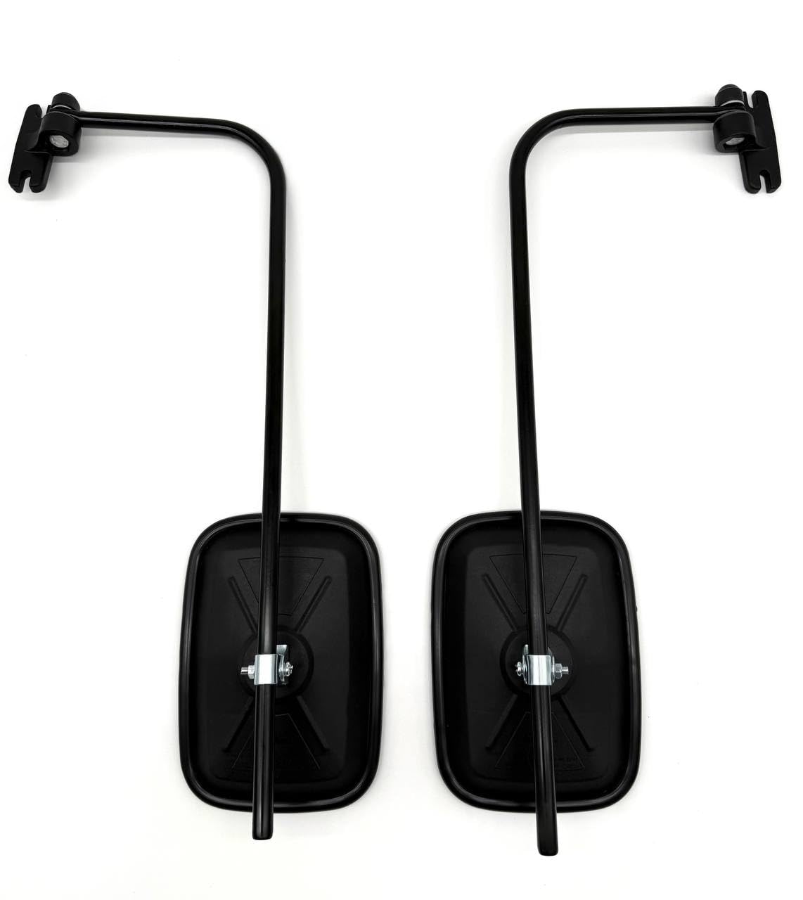 2 espejos retrovisores exteriores ø10 tractor excavadora 174 x 120 mm soporte espejo brazo largo