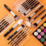 BEILI-Makeup-Brushes-20pcs-Makeup-Brush-Set-Natural-Goat-Hair-Premium-Synthetic-Kabuki-Foundation-Face-Powder-Fan-Contour-Concealer-Eye-Shadows-Eyebrow-Eyeliner-Make-Up-Brush-Tools-KitBlack