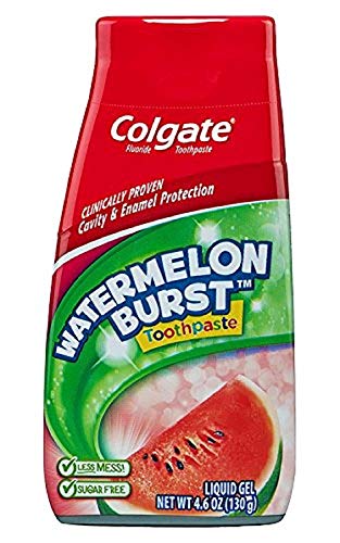 Colgate Kids 2 In 1 Toothpaste & Mouthwash, Watermelon Flavor, 4.6 oz (200000014530)