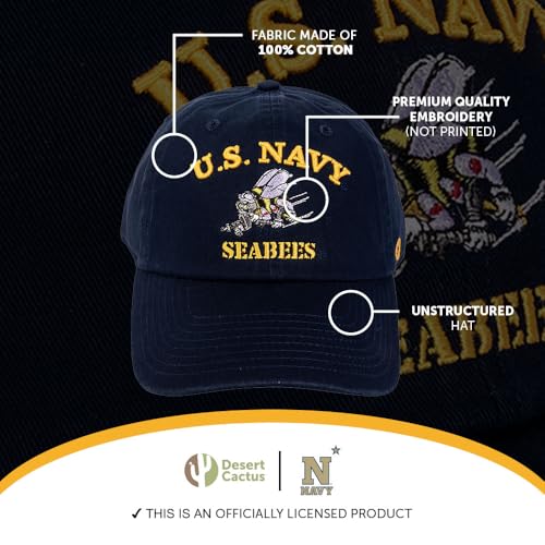 Gorra Bordada de Baseball Ajustable United States Navy miniatura 4