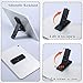 Ptwola Universal Tablet Ring Holder Black Tablet Stand Foldable Multi Angle Tablets Grip Stand Adhesive Tablets Kickstand Attachment Desk Accessories for More Reader PC Laptop