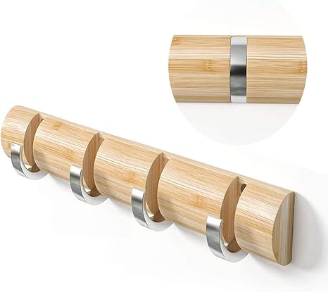Amazon ウォールハンガー 壁掛けフック ハンガーフック ウォール 天然竹製 整理整頓 帽子掛け 洋服掛け コート掛け 収納フック 4連 フック オンライン通販
