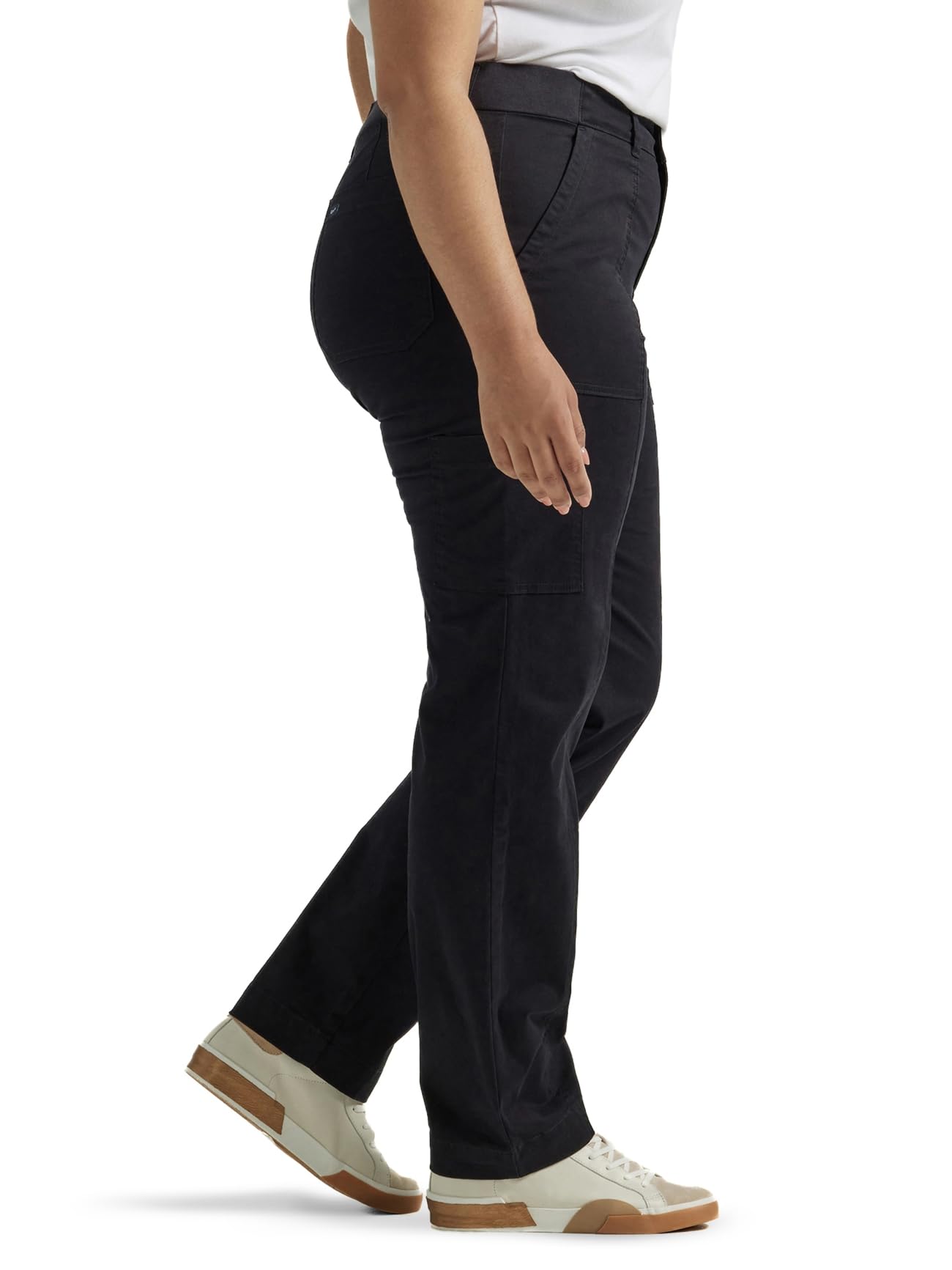 Lee Damen Plus Size Ultra Lux Comfort mit Flex-to-go Utility-Hose, Unionall Schwarz, 50 Mehr – Ansicht 2