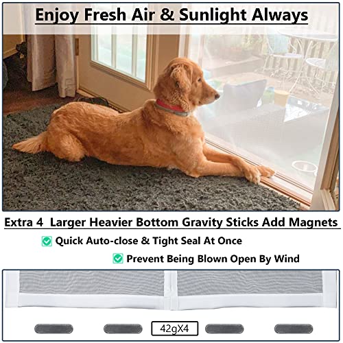 Image of Magnetic Screen Door Fits Door to 32x80Inch