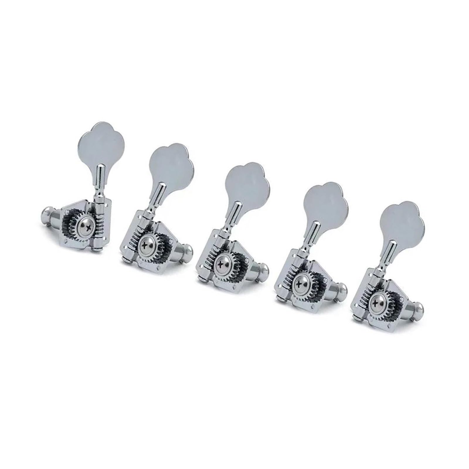 Accessori Per Sintonizzatore Per Chitarra Perni Per Chitarra Per Principianti Professionali A 4 Corde Per Basso Elettrico | Manopola per accordatura chitarra (argento 1L4R)