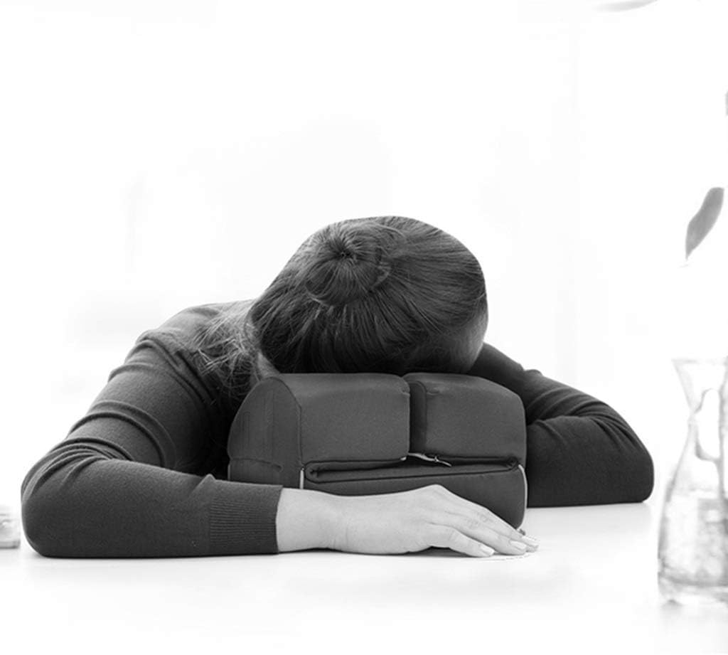 Lumbar Pillow - Lumbar Support Pillow Memory Foam Back Cushion with Breathable for Car Seat, Ergonomic Back Pillow for Back Pain Relief(Blue)