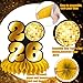 Happy New Year Honeycomb Centerpieces 2026 New Years Eve Party Decorations 12PCS New Years Decor Hello 2026 Table Centerpieces for Cheers to 2026 Celebration Supplies