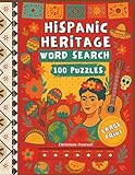 Hispanic Heritage Month Word Search Puzzles: 1500 Words Large Print Brain Games Celebrating Latin Culture and American History for Kids, Teens, Adults & Seniors