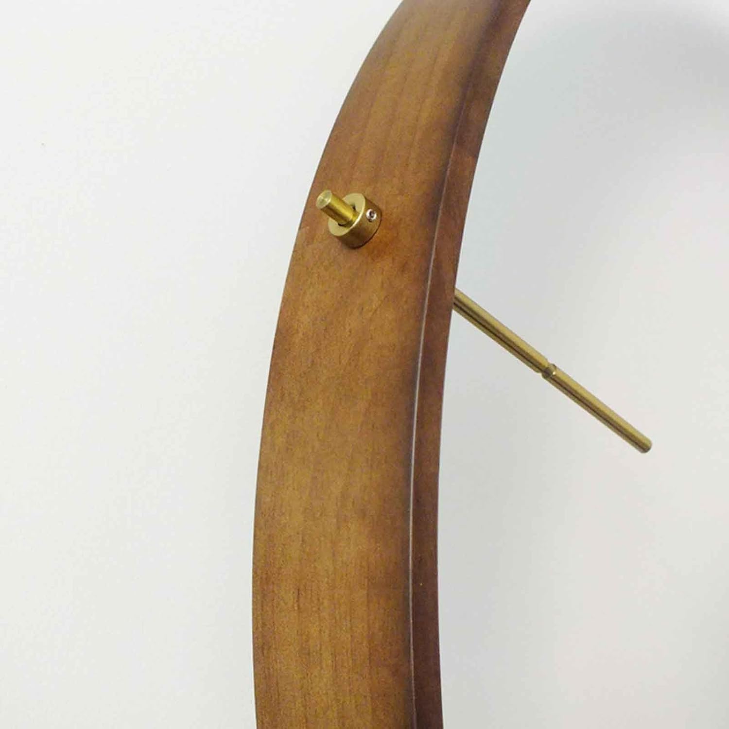 Large Modern Wall Clock,Wall Clocks for Living Room Decor, Classical Non-Ticking Silent Metal Wall Clocks with Walnut Pointers for Bedroom, Study, Office,D,80cm