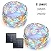Produktbild Redsun 2 Pack solar Christmas String Lichter Outdoor wasserdicht 72ft 200 led 8 modi dekorative Lichterkette Bunte Garten wasserdichte, Home, Hochzeit und Weihnachten Baum -bunt