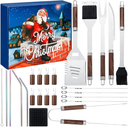 Pickmesh Advent Calendar 2025 for Men Dad 12 Days Christmas Countdown Advent Calendar BBQ Grill Kit...