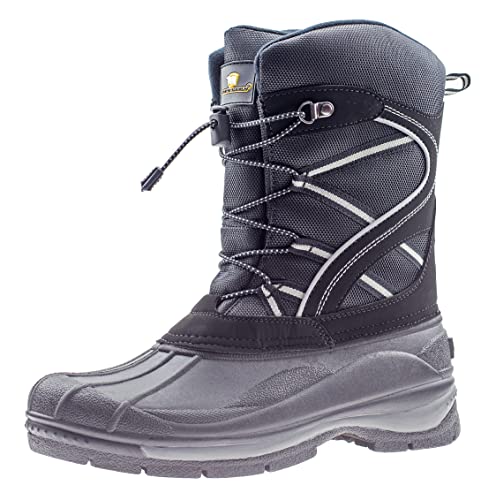 Arctic Shield Mens Waterproof Insulated Warm Comfortable Durable Outdoor Ski Winter Snow Boots (7 D(M) Us) #TOP1