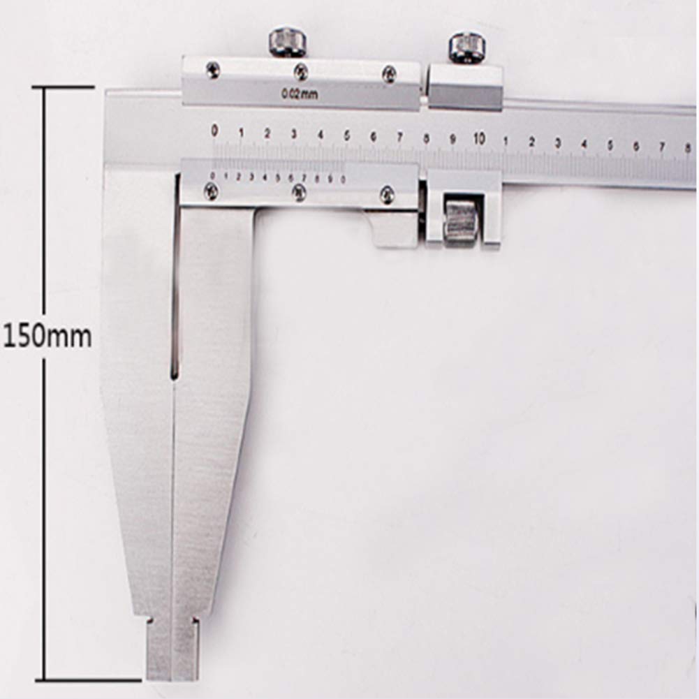 Pie De Rey, 0-300 Mm De Acero Al Carbono Del Calibrador Digital Con Mandíbula Larga De 125 Mm Para Mediciones De Profundidad De Herramientas Con La Caja De Herramientas